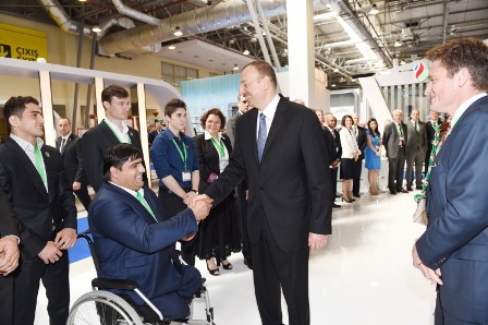 Prezident və xanımının açılışdan FOTOLARI